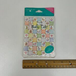 Vtg Sealed Thanks for‎ the Baby Gift Forget me Not American Greetings Cards READ